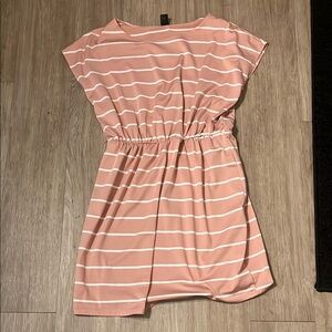 SHEIN Orange Dolman Sleeve Mini Sundress